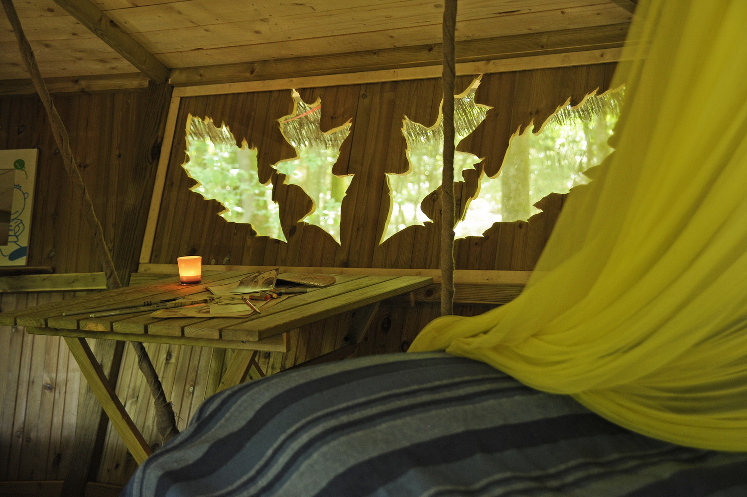 Cabane de la Digue - la chambre des enfants