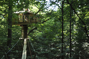 Cabanes des Jumelles Accès Passerelle